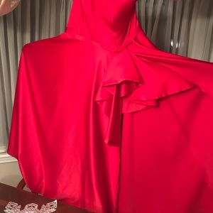 David’s Bridal Red Formal Gown. Plus Size 20.